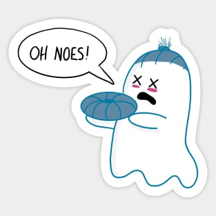 Little Ghost Beheaded Sticker